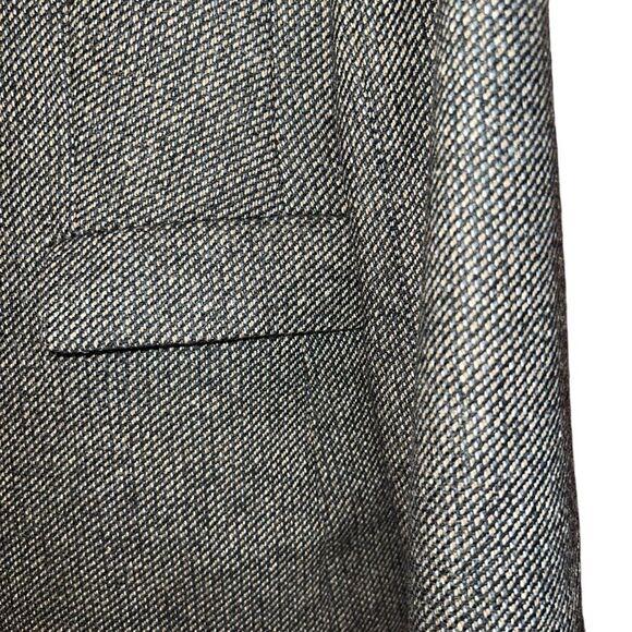 Talbots Wool Tweed Blazer Womens 8 Olive Brown Pockets Classic Jacket - Picture 3 of 15